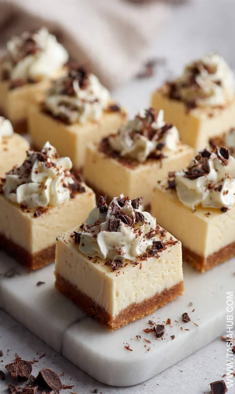 Irish cream cheesecake bars