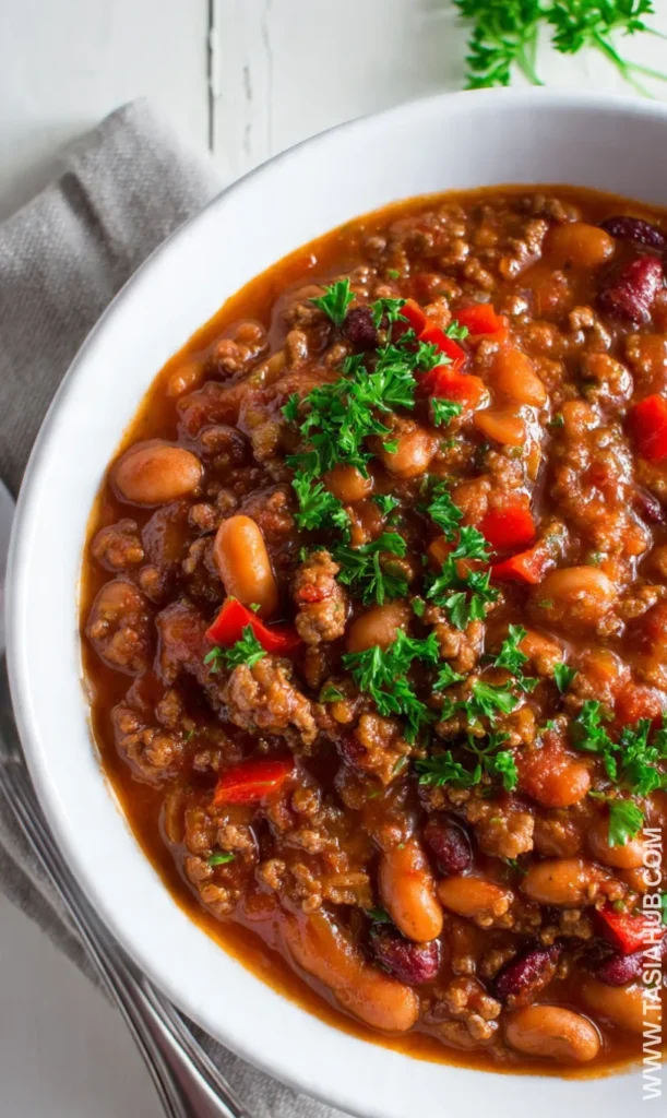 baked beans with ground beef