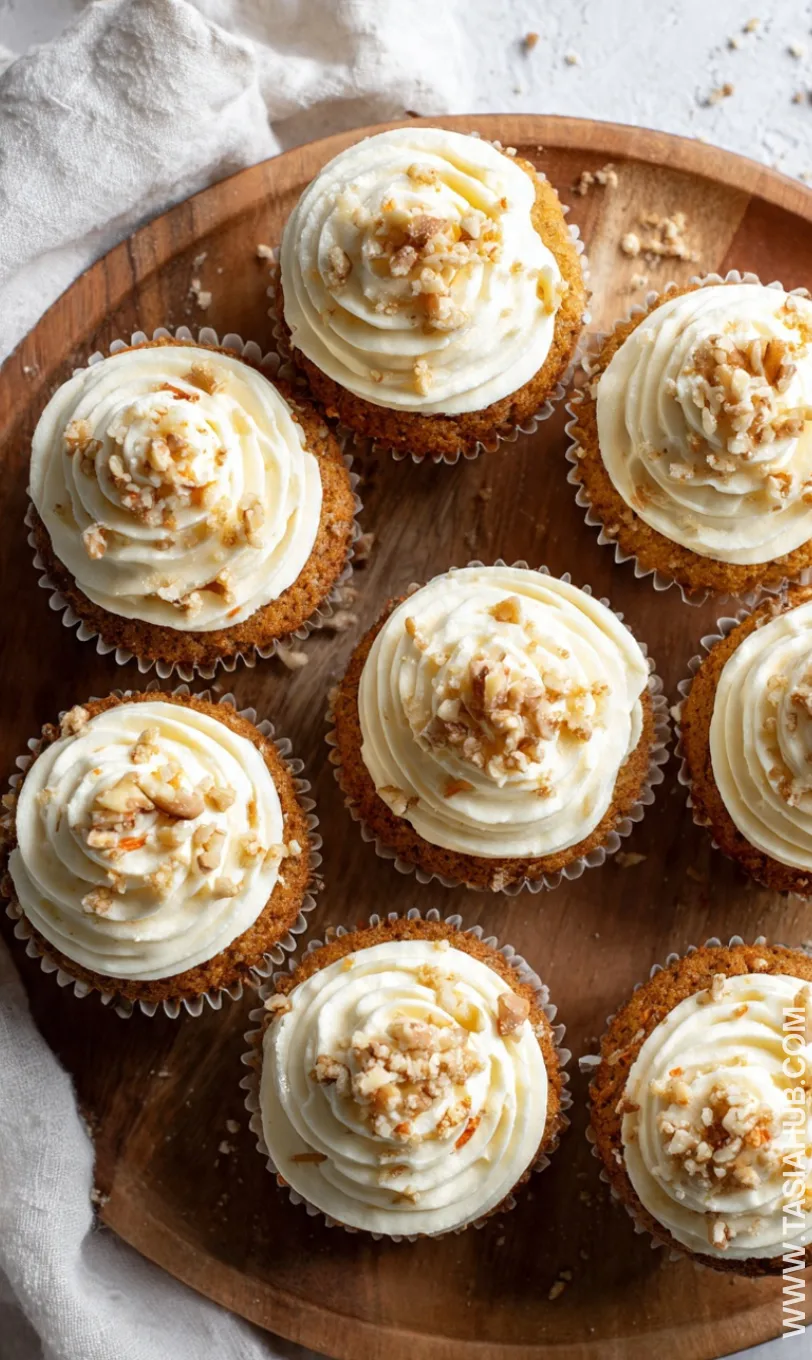 carrot cake cupcakes recipe