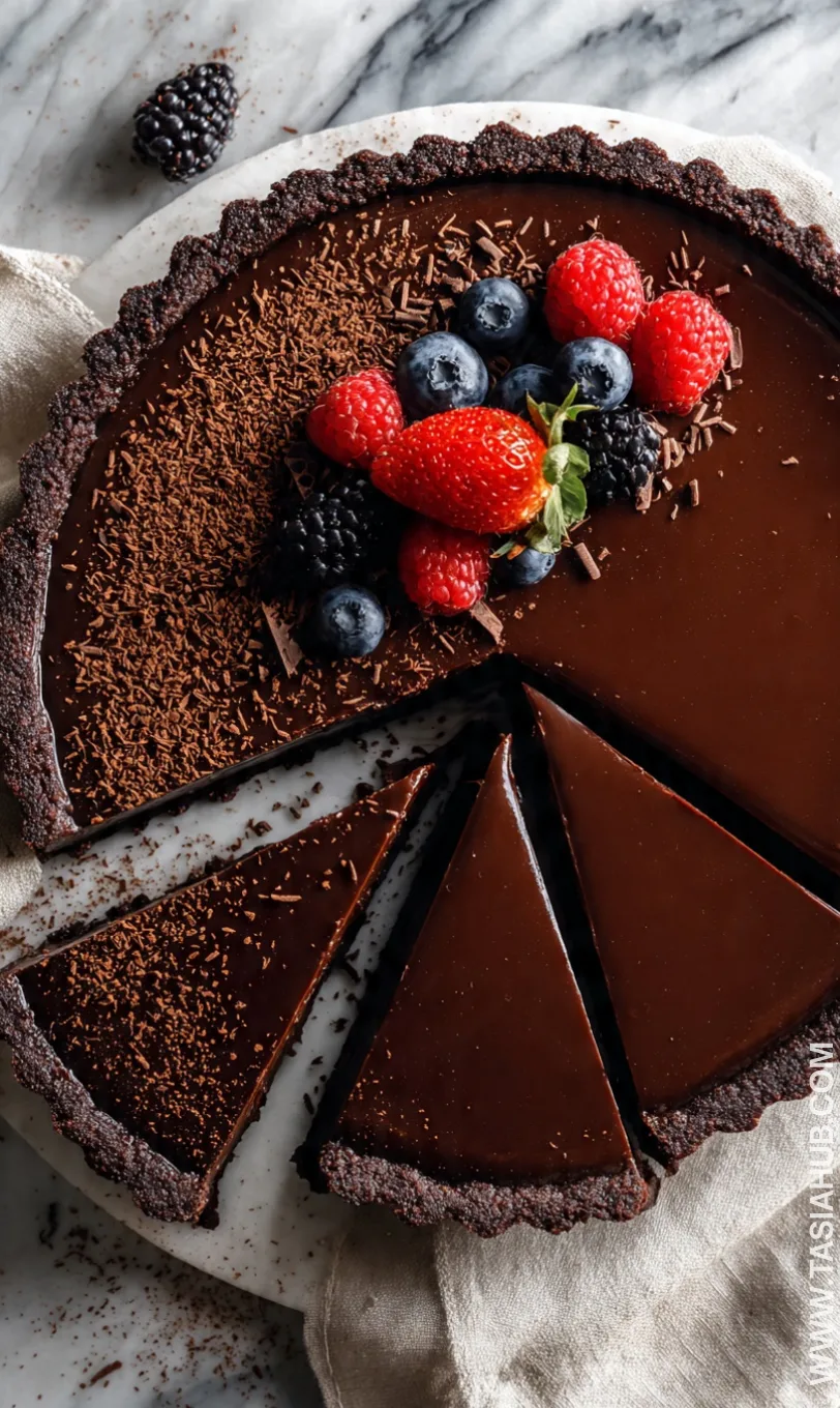 chocolate tart