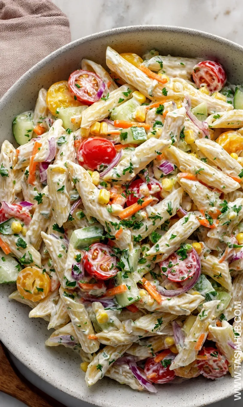 cottage cheese pasta salad