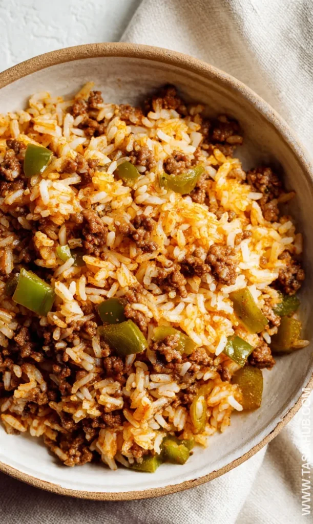 dirty rice with ground beef