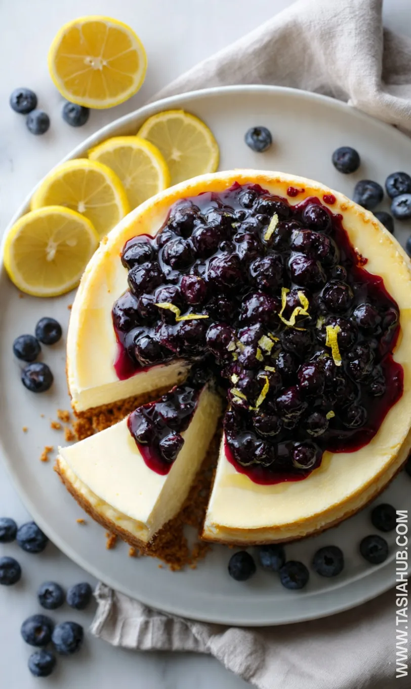 lemon blueberry cheesecake recipe