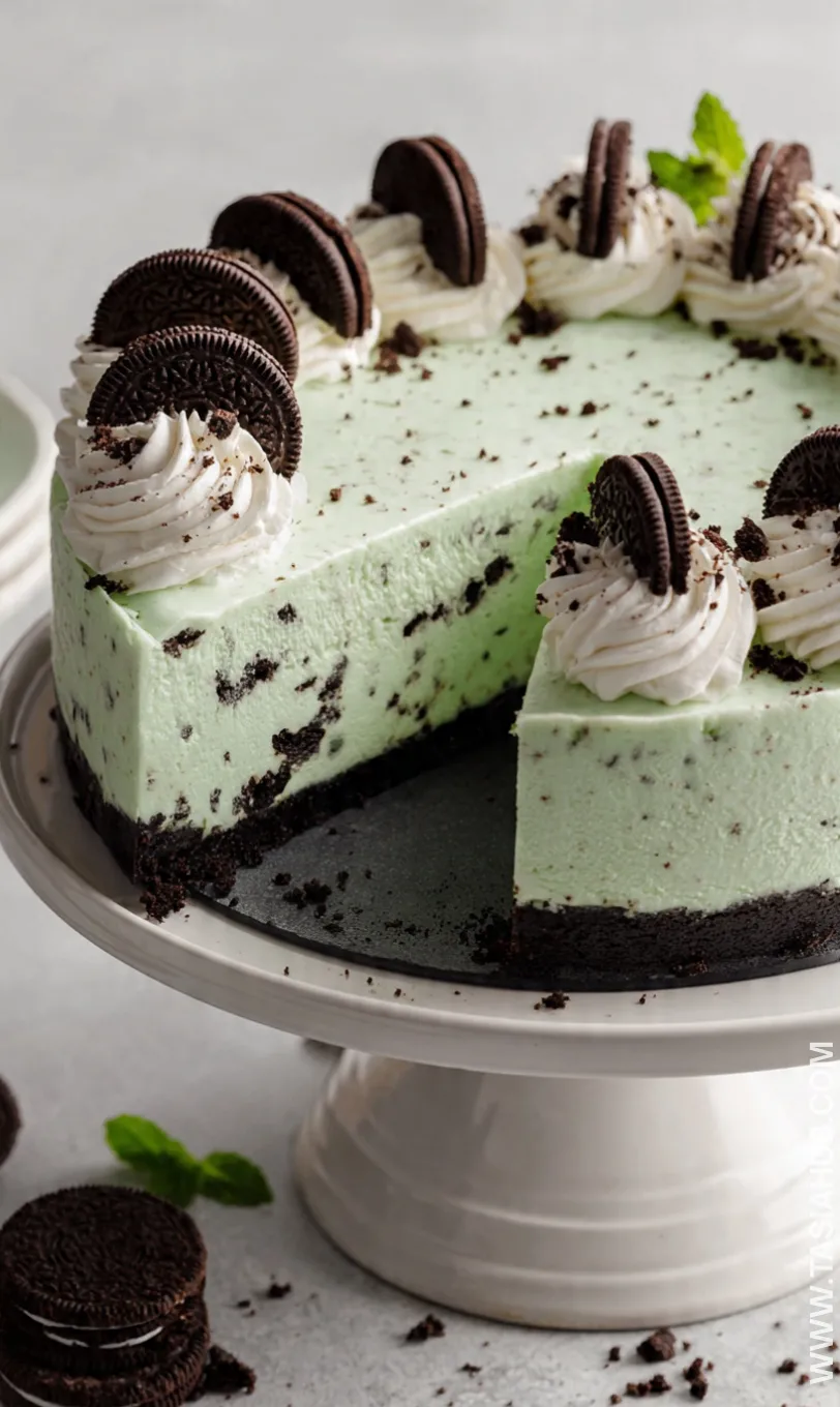 mint Oreo Cheesecake
