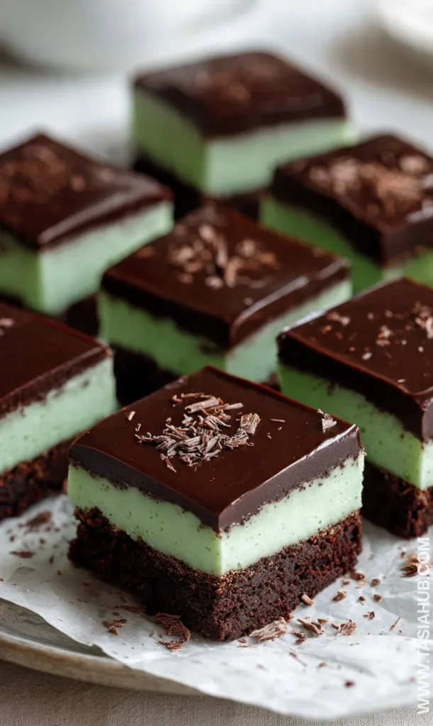 mint chocolate brownies