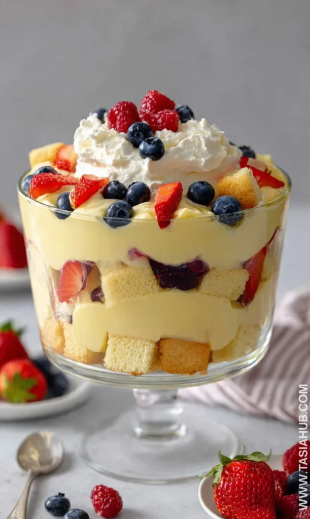 mixed berry trifle