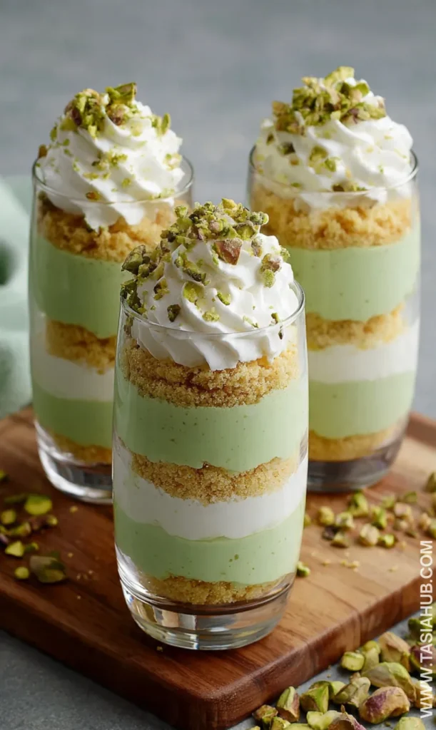 pistachio pudding parfaits