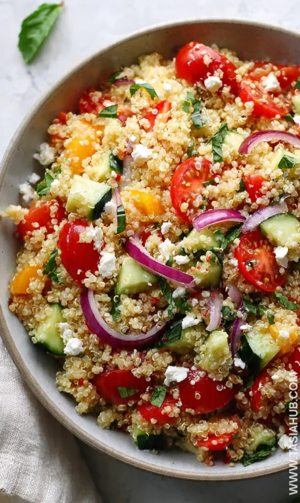 quinoa basil salad recipe