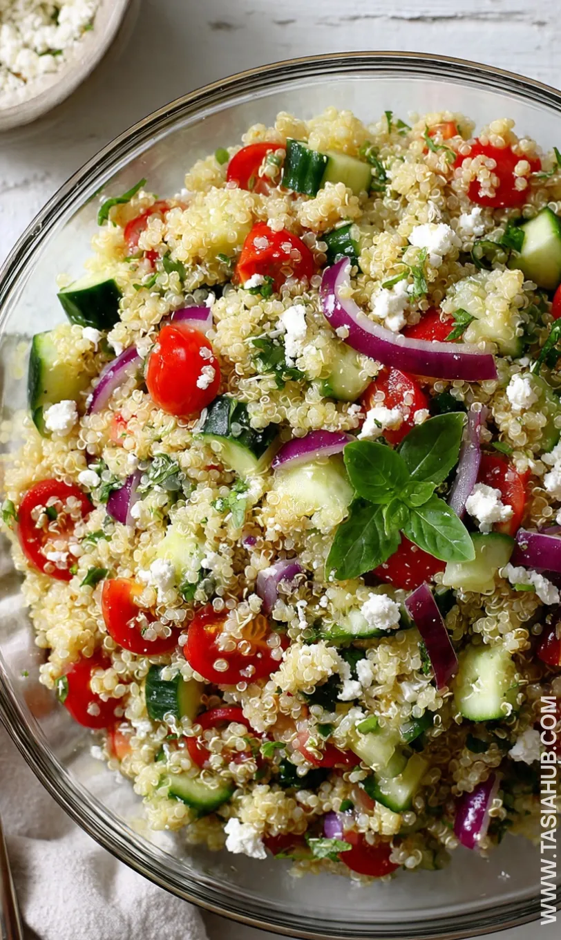 quinoa basil salad