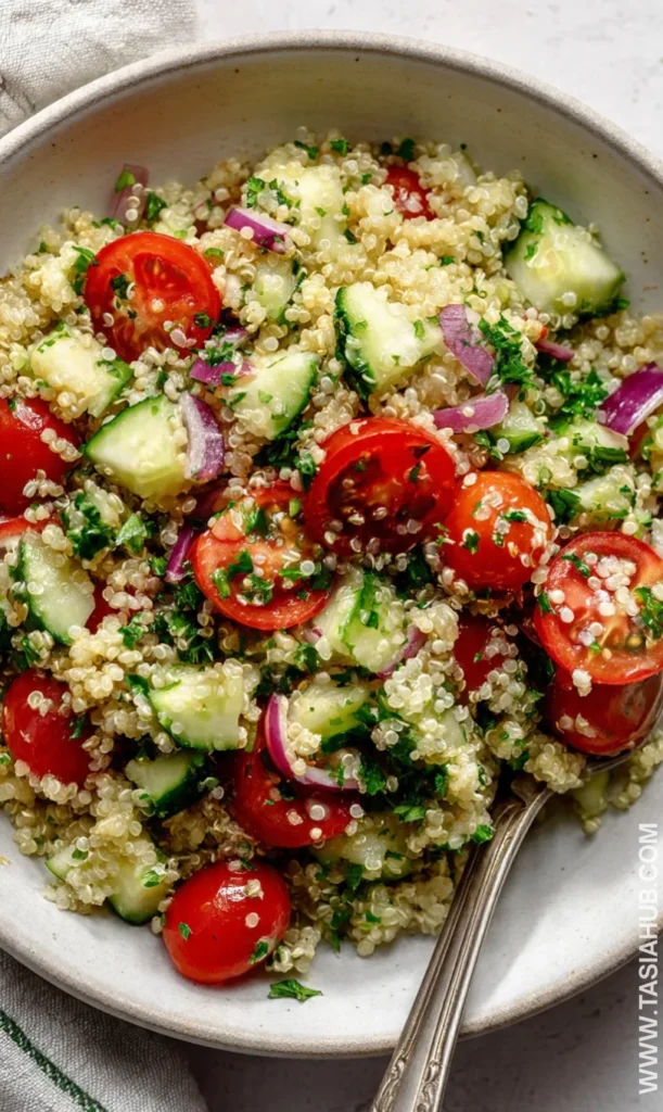 quinoa cucumber tomato salad recipe