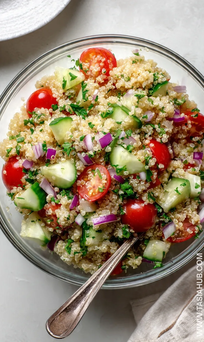 quinoa cucumber tomato salad