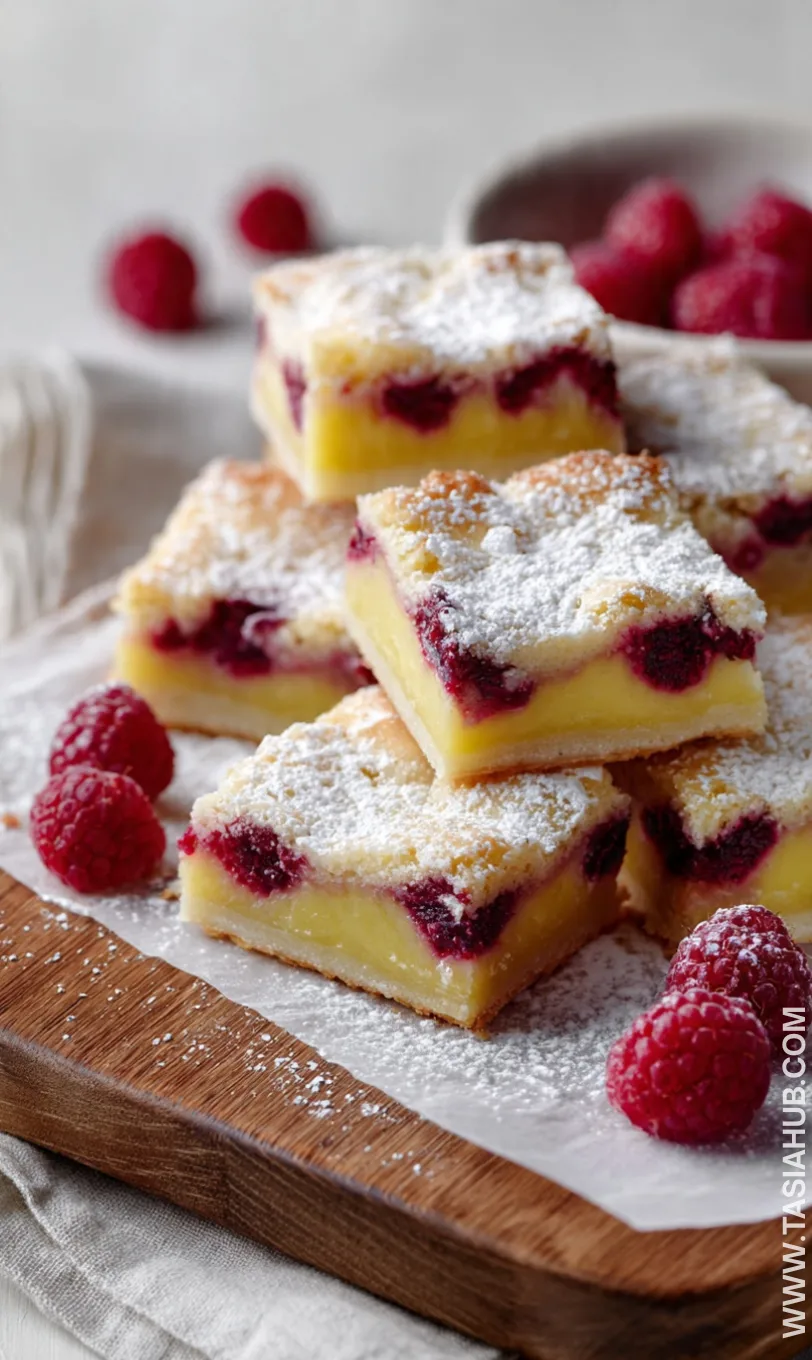 raspberry lemon bars