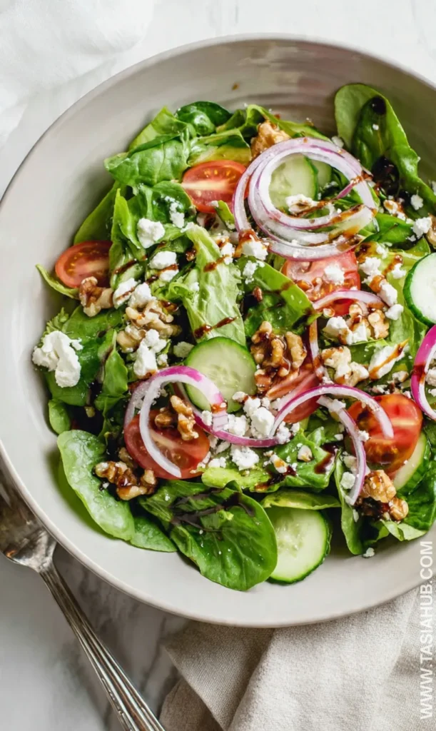 spring mix salad bowl