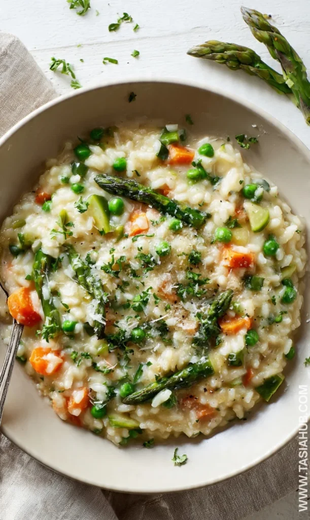 spring vegetable risotto recipe