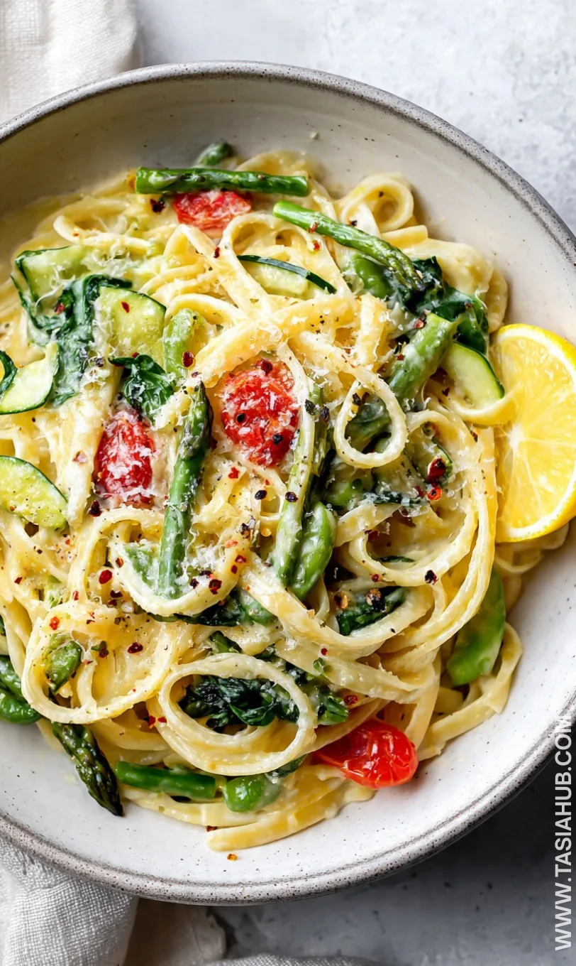 spring veggie pasta