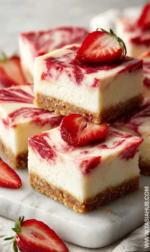 strawberry cheesecake bars