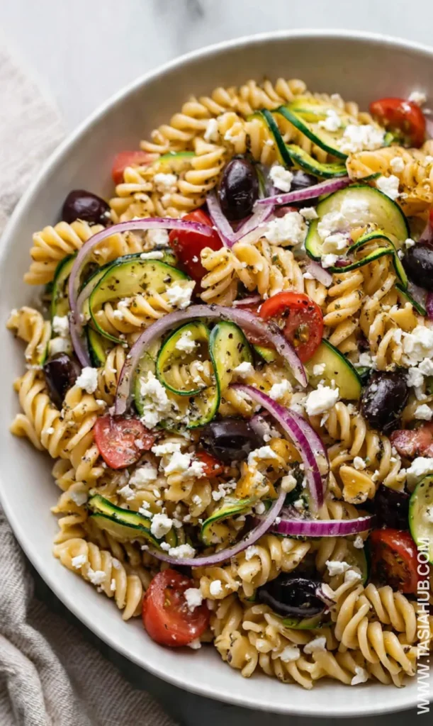 zucchini pasta salad