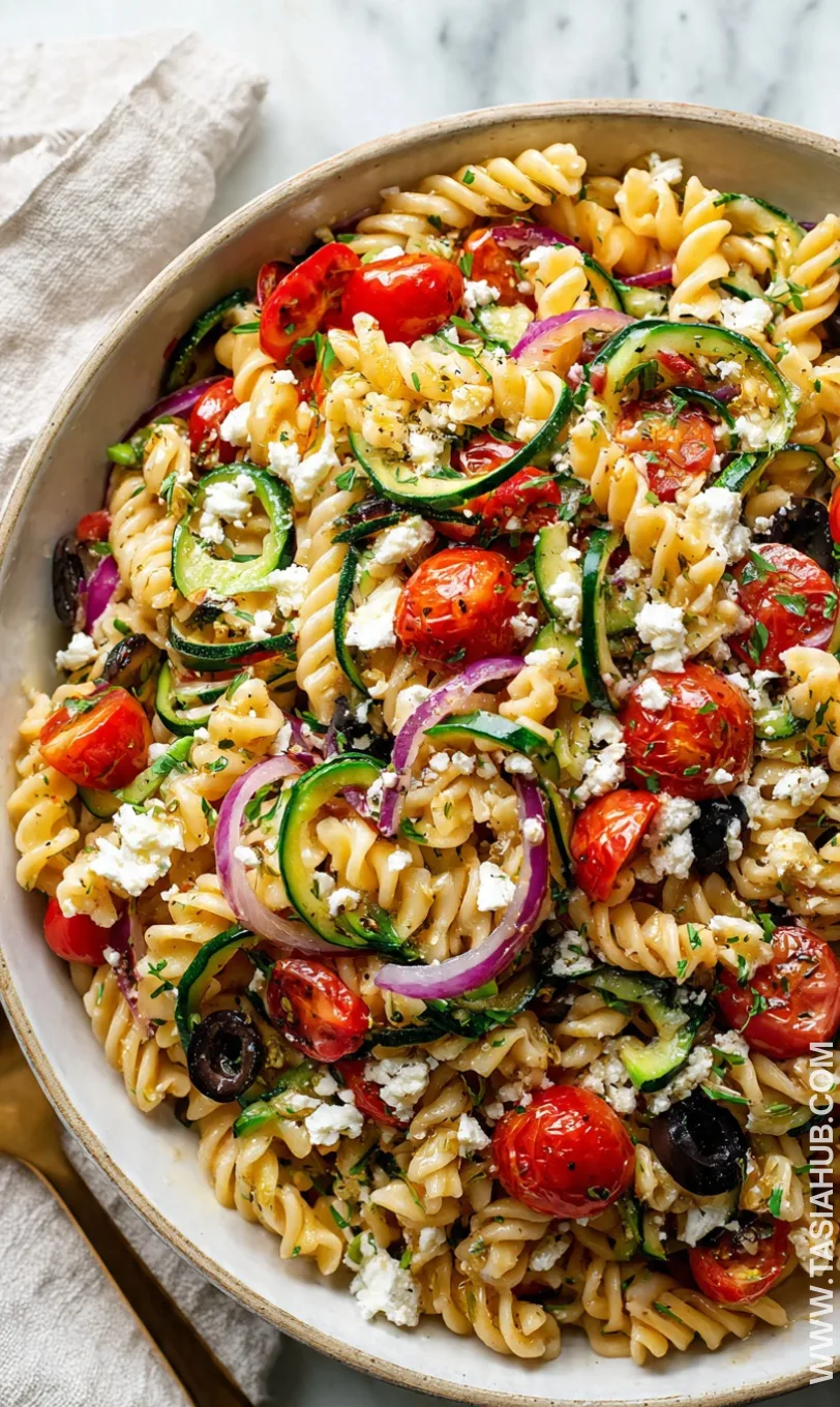 zucchini pasta salad recipe