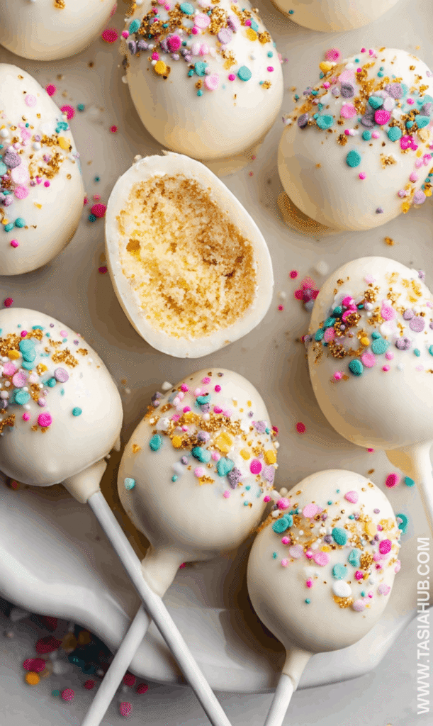 Easter egg cake pops recipe