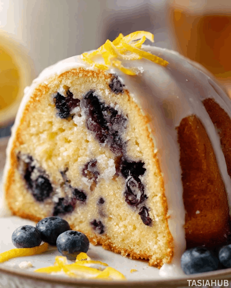 Lemon Blueberry Bundt Cake