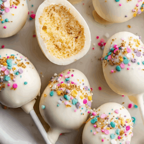 easter egg cake pops