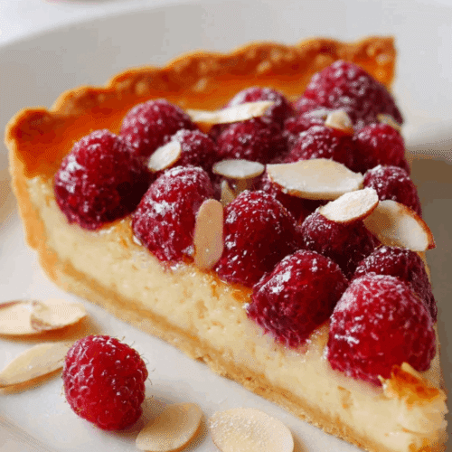 almond raspberry tart