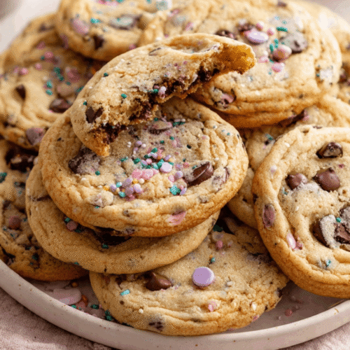 easter chocolate chip cookies