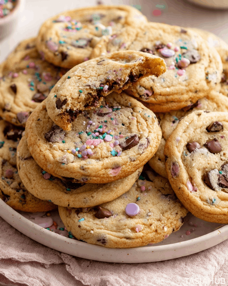 Easter Chocolate Chip Cookies