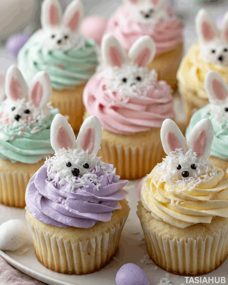 Easter Bunny Cupcakes