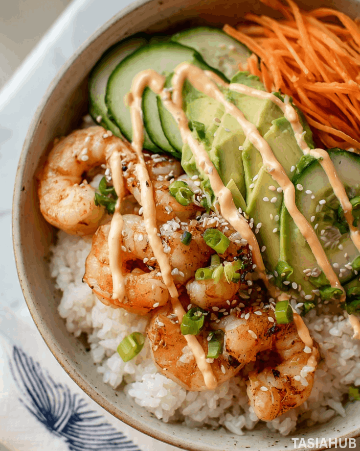 Shrimp Sushi Bowl