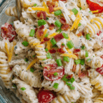 chicken bacon ranch pasta salad
