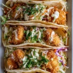 Coconut shrimp tacos