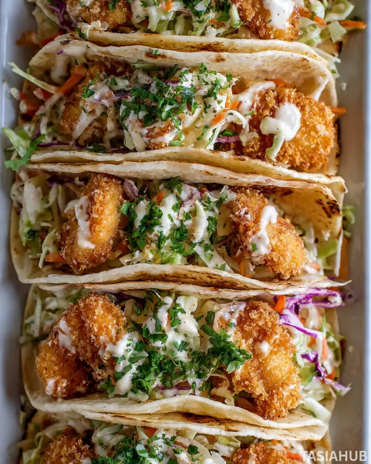 Coconut Shrimp Tacos