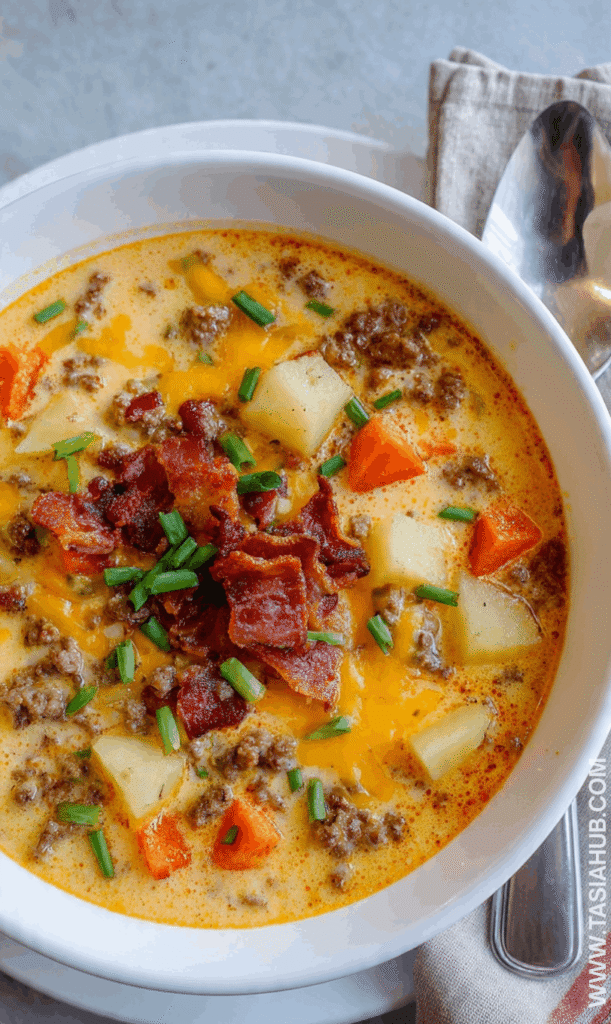 cheeseburger soup recipe