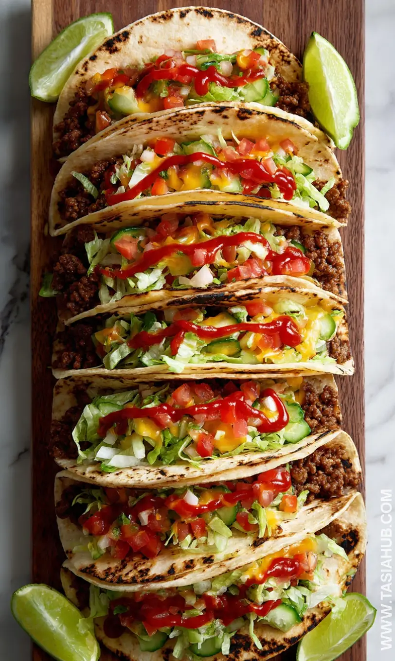 cheeseburger tacos recipe