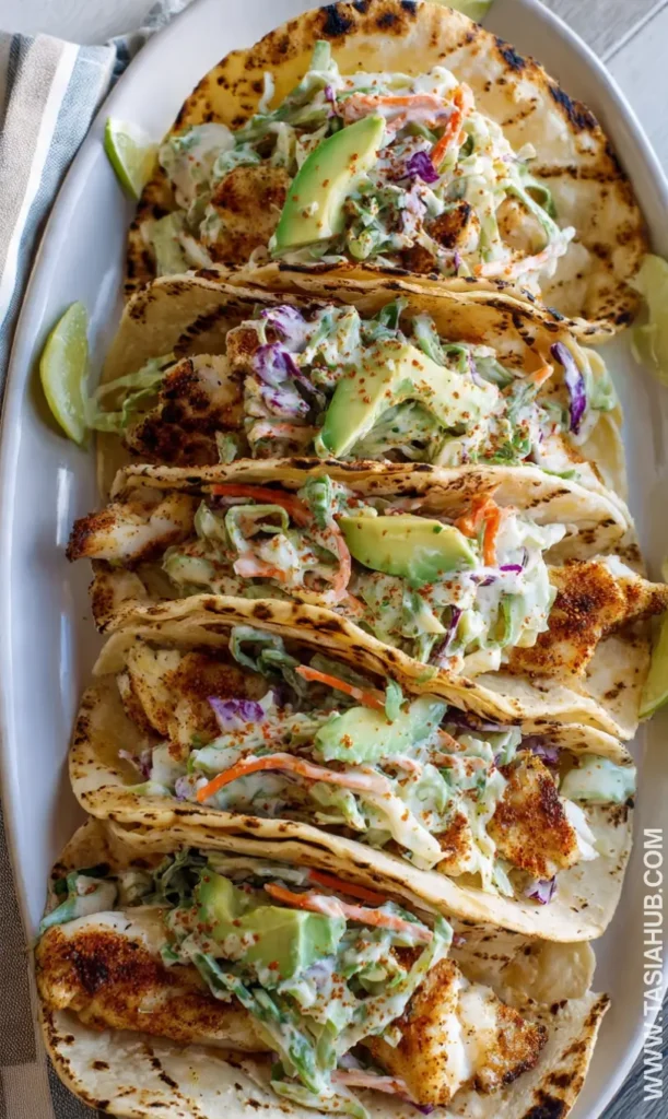 fish tacos with cabbage slaw recipe
