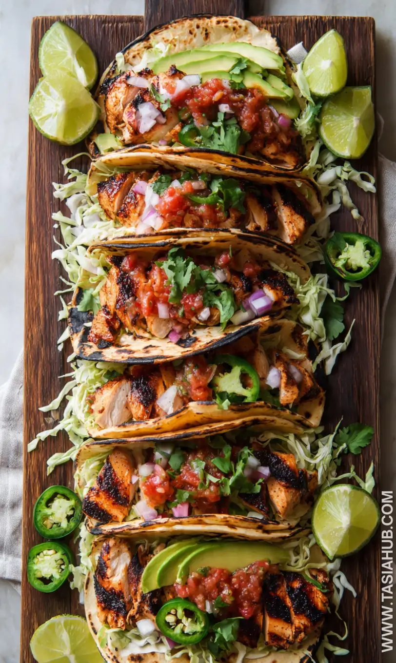 grilled chicken tacos