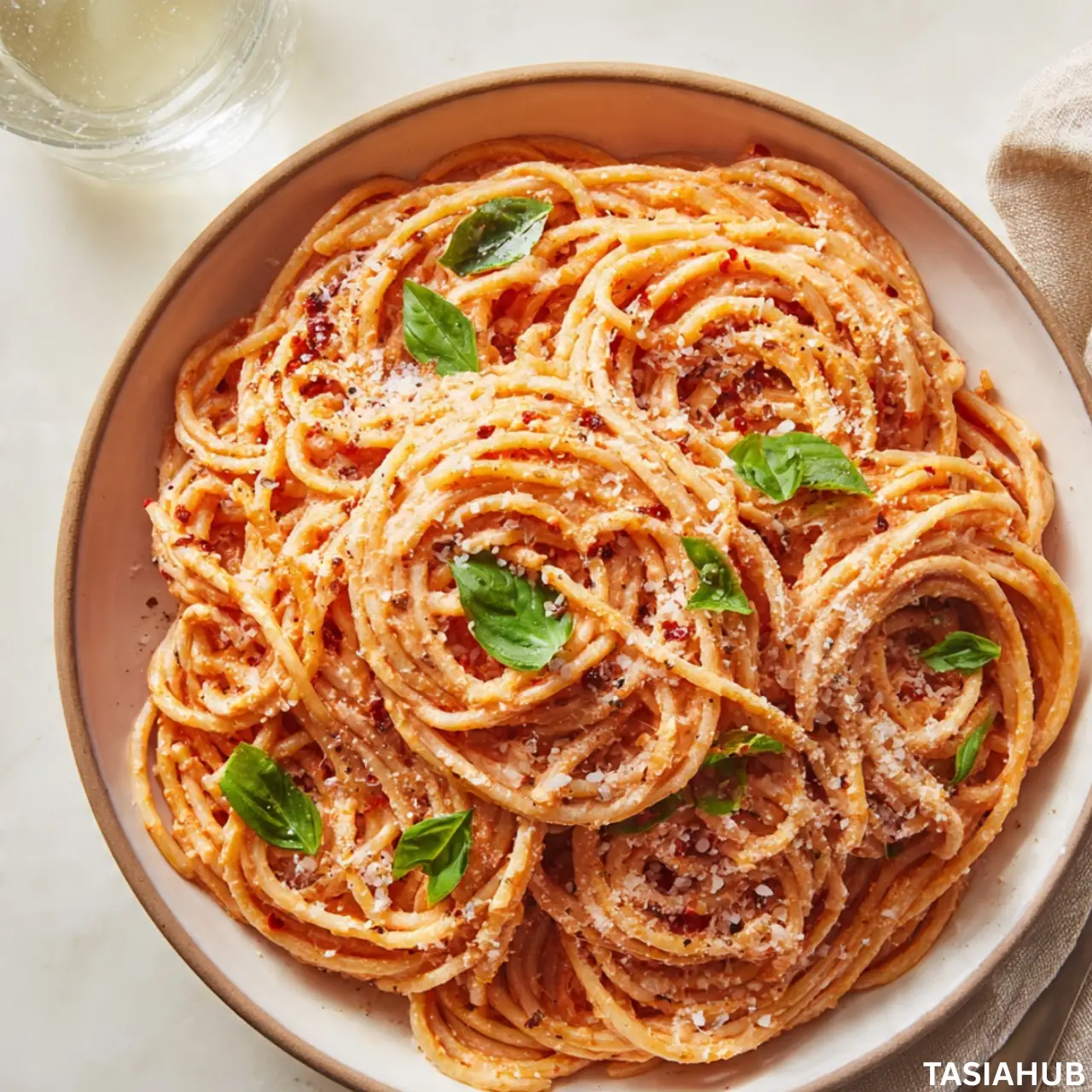 Creamy Red Sauce Pasta