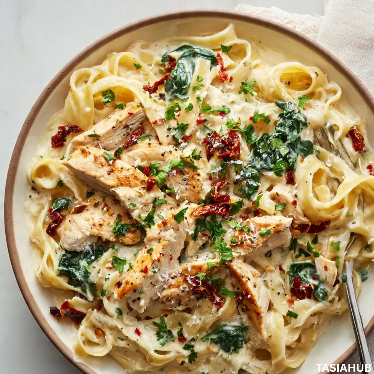 Creamy Tuscan Chicken Pasta