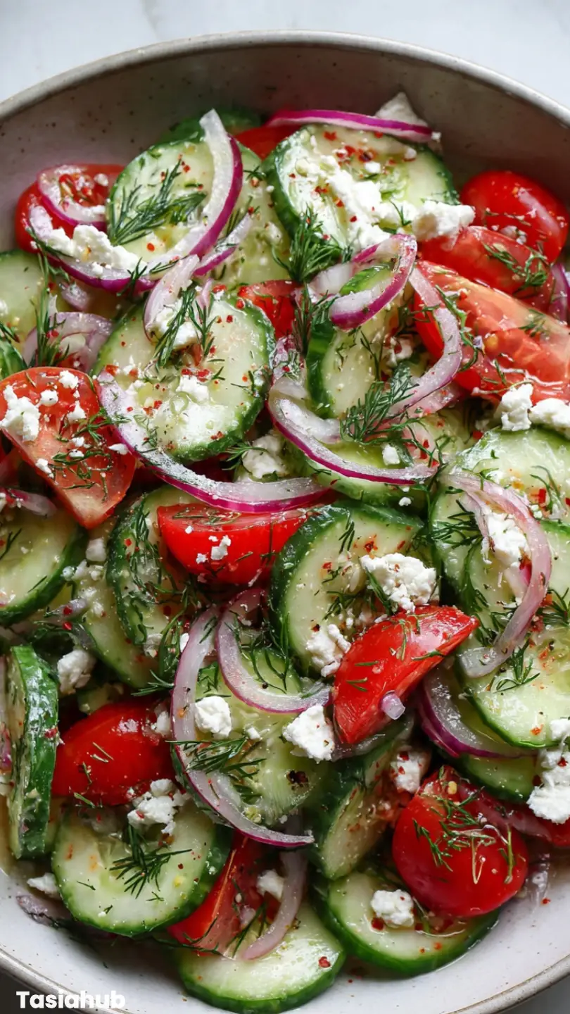Cucumber Tomato Dill Salad