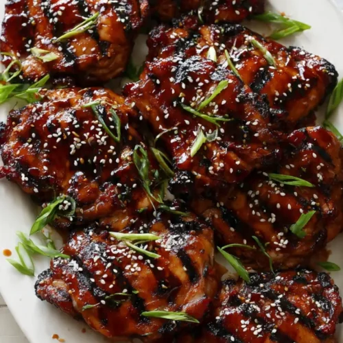Grilled teriyaki chicken