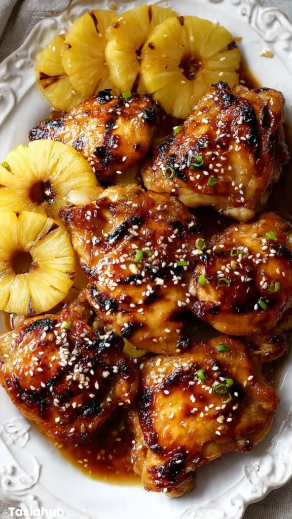 Hawaiian Grilled Teriyaki Chicken platter