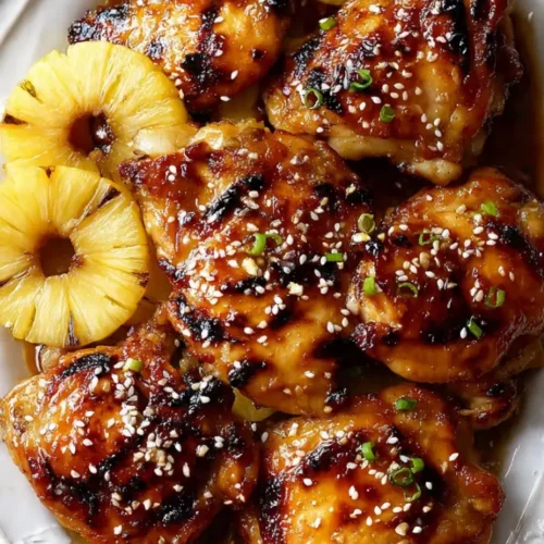 Hawaiian grilled teriyaki chicken