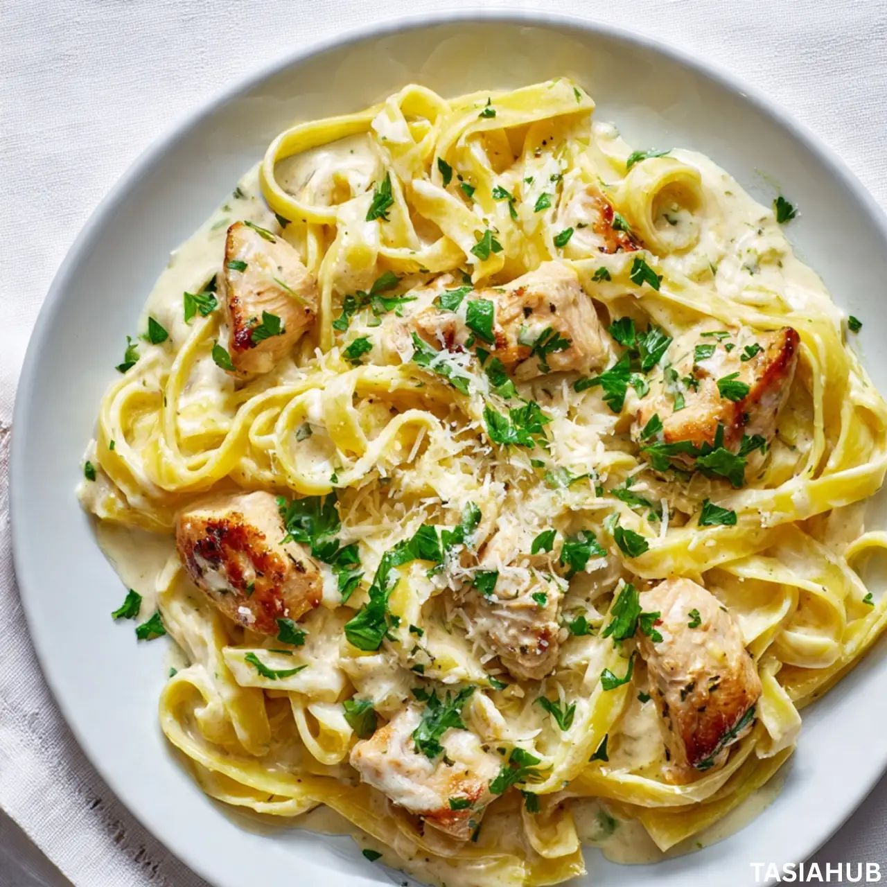Lemon Garlic Chicken Pasta