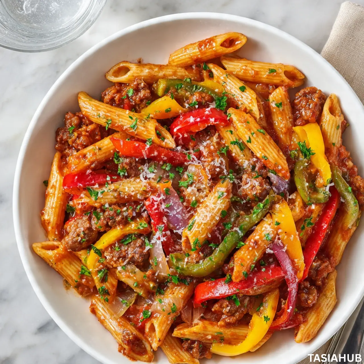 Sausage and Peppers Pasta