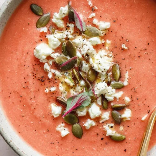 Watermelon gazpacho
