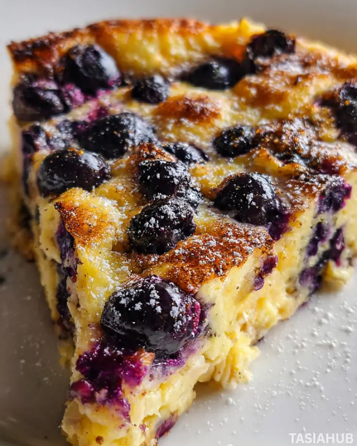 Blueberry Cottage Cheese Breakfast Bake