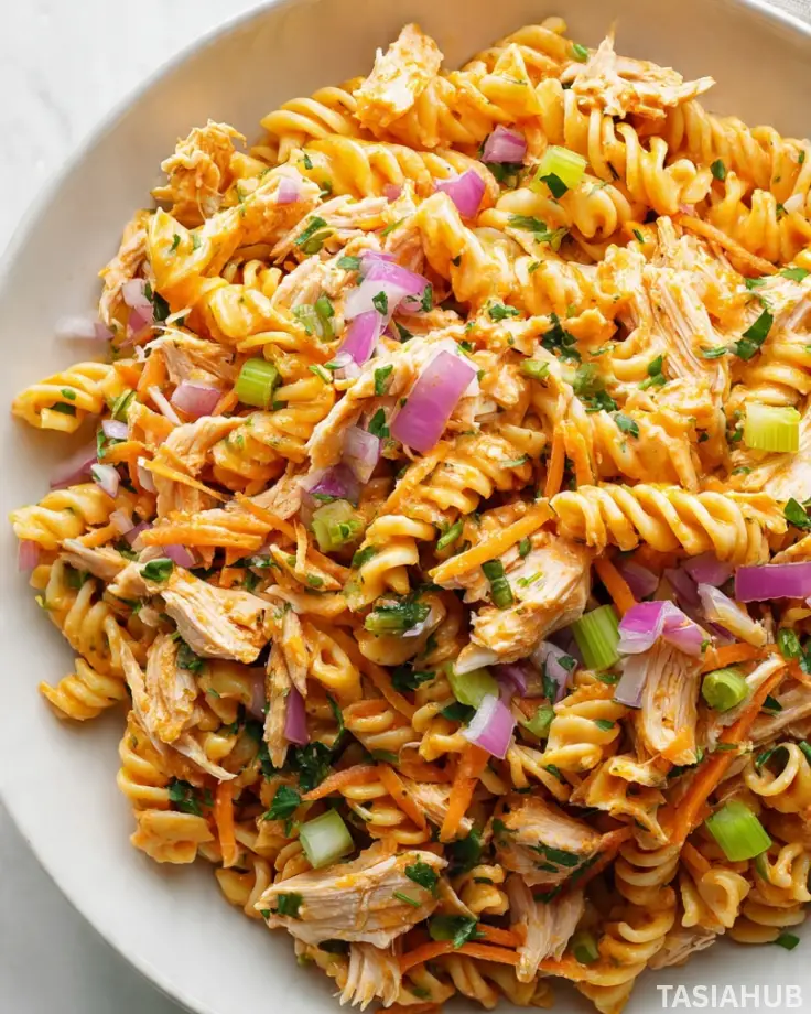 Buffalo Chicken Pasta Salad
