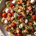 Chicken Caprese pasta salad