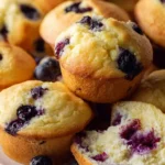 Cottage Cheese Blueberry Muffin